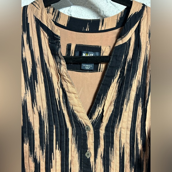 Anthropologie Maeve maxi, cool print with pockets - Picture 3 of 6